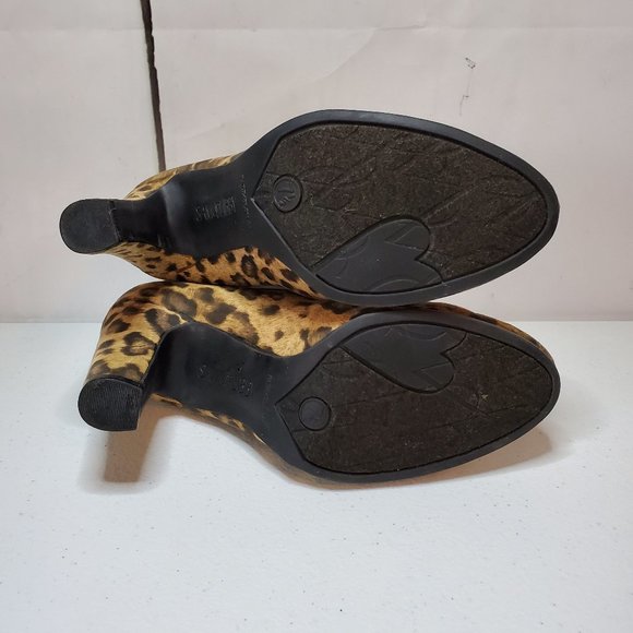 *SOLD* Sam & Libby Selena Leopard Print Ankle Booties - Picture 8 of 12